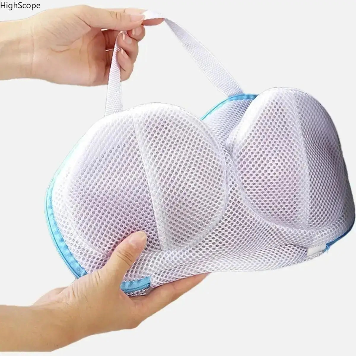 Mesh Bra Laundry Bag - Breathable Mesh, Zip Closure Laundry Accessory, Anti-Deformation Protective Bag for Machine-Washed Delicates (Sports & Outdoor Leisure Equipment)
