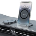 MagSafe Magnetic Car Phone Holder - Ultra-Thin, 20Kg Strong, Adjustable Rotation, No View Blocking, Compatible with iPhone 17 Pro Max & Most Smartphones