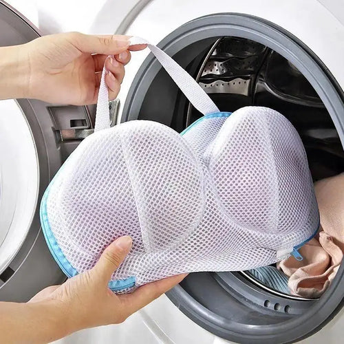 Mesh Bra Laundry Bag - Breathable Mesh, Zip Closure Laundry Accessory, Anti-Deformation Protective Bag for Machine-Washed Delicates (Sports & Outdoor Leisure Equipment)