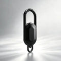 Metal Carabiner GPS Tracker - Waterproof Anti-Lost Keychain with Global Tracking, 12-Month Battery Life, iOS Compatible for Keys & Luggage
