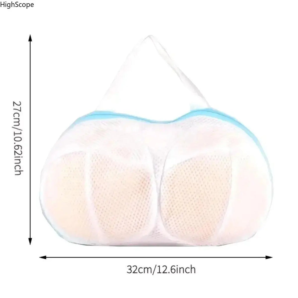 Mesh Bra Laundry Bag - Breathable Mesh, Zip Closure Laundry Accessory, Anti-Deformation Protective Bag for Machine-Washed Delicates (Sports & Outdoor Leisure Equipment)