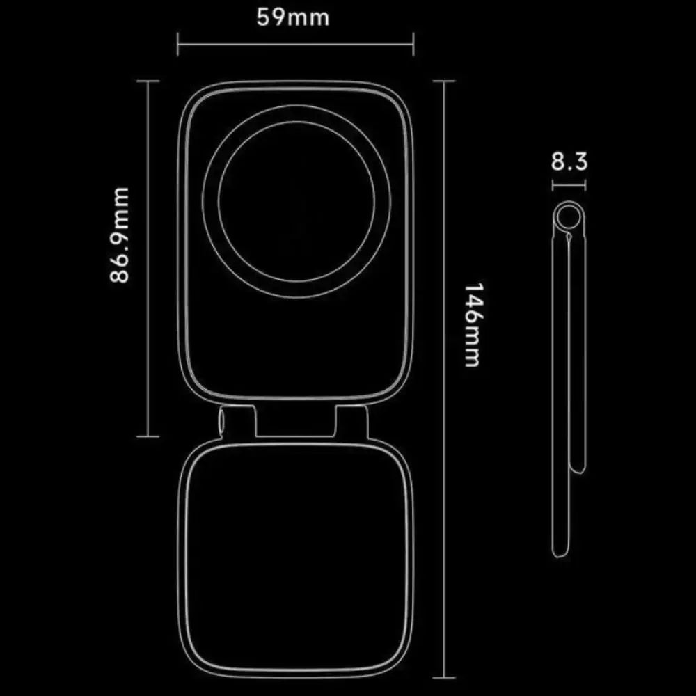 MagSafe Magnetic Car Phone Holder - Ultra-Thin, 20Kg Strong, Adjustable Rotation, No View Blocking, Compatible with iPhone 17 Pro Max & Most Smartphones